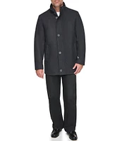 Marc New York Men's Signature Dorsey Zip-Front Wool Blend Car Coat