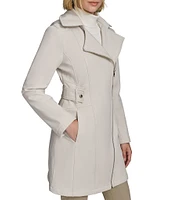 Andrew Marc Sport York Saylor Soft Shell Hooded Walker Coat