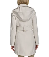 Andrew Marc Sport York Saylor Soft Shell Hooded Walker Coat