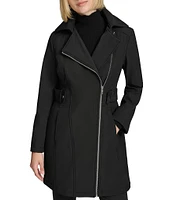 Andrew Marc Sport York Saylor Soft Shell Hooded Walker Coat