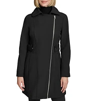 Andrew Marc Sport York Saylor Soft Shell Hooded Walker Coat