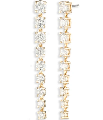 Marchesa Crystal Linear Earrings