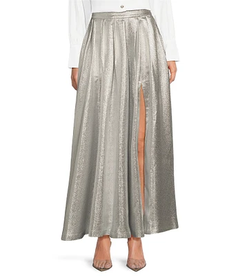 Muse by Marchesa Eden Metallic Full Long Skirt