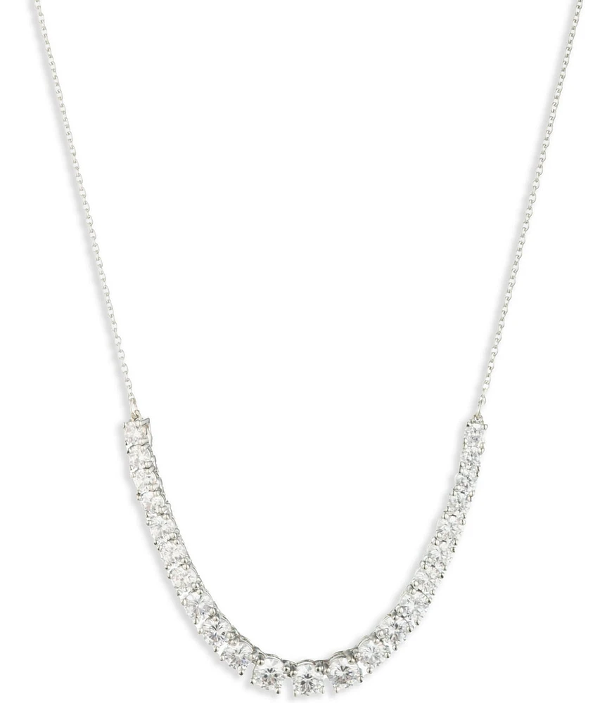 Marchesa Crystal Tennis Frontal Collar Necklace