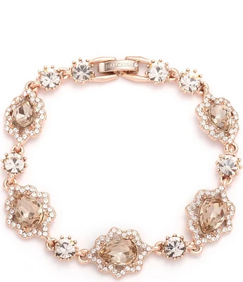 Marchesa Pear Stone Crystal Line Bracelet