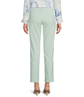 Marella Nicosia Stretch Microfiber Canvas Slim-Leg Pants