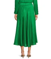 Marella Coordinating Nippon Voile Flare A-Line Midi Skirt