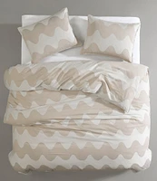 Marimekko Lokki Woven Wave Print Duvet Cover Mini Set