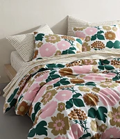 Marimekko Pieni Kukkatori Oversized Floral Organic Cotton Duvet Cover Mini Set