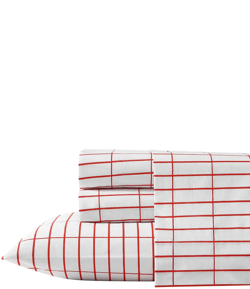 Marimekko Pieni Tiiliskivi Red Sheet Set