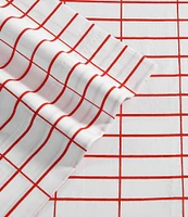 Marimekko Pieni Tiiliskivi Red Sheet Set