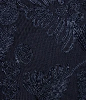 Marina Plus Size Short Sleeve Soutache Lace Dress