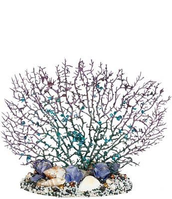 Mark Roberts Beaded Coral With Seashells Tabletop Decor, Set of 3