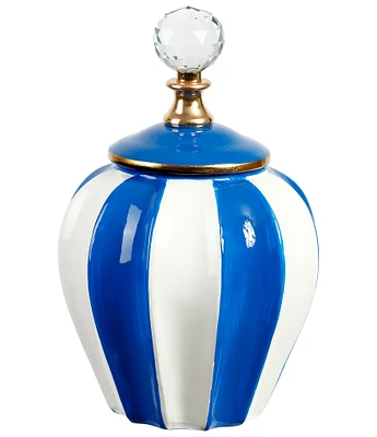 Mark Roberts Classic Stripe Vase with Lid