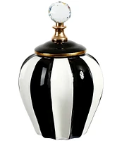 Mark Roberts Classic Stripe Vase with Lid