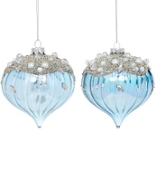 Mark Roberts Holiday Collection Shiny Elegant Drop Ornament, Set of 6