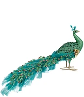 Mark Roberts Holiday Collection 11#double; Peacock Christmas Figurine