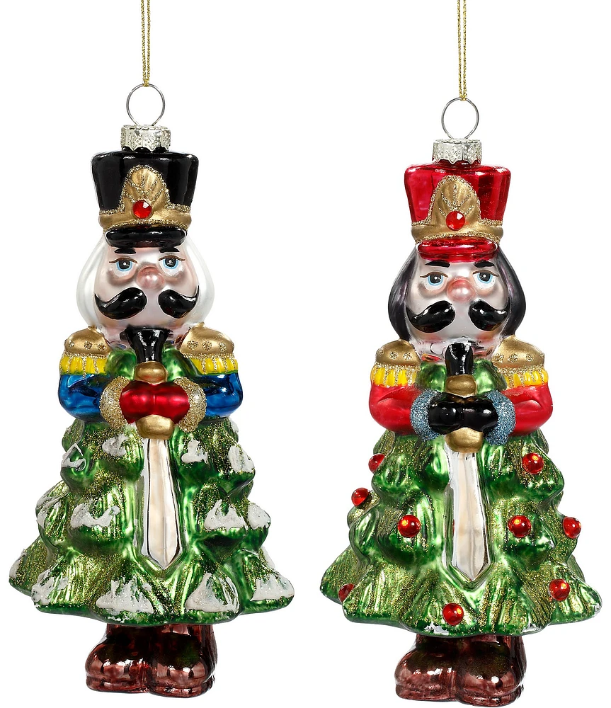 Mark Roberts Holiday Collection 12-Piece Assorted Christmas Nutcracker Ornament Set