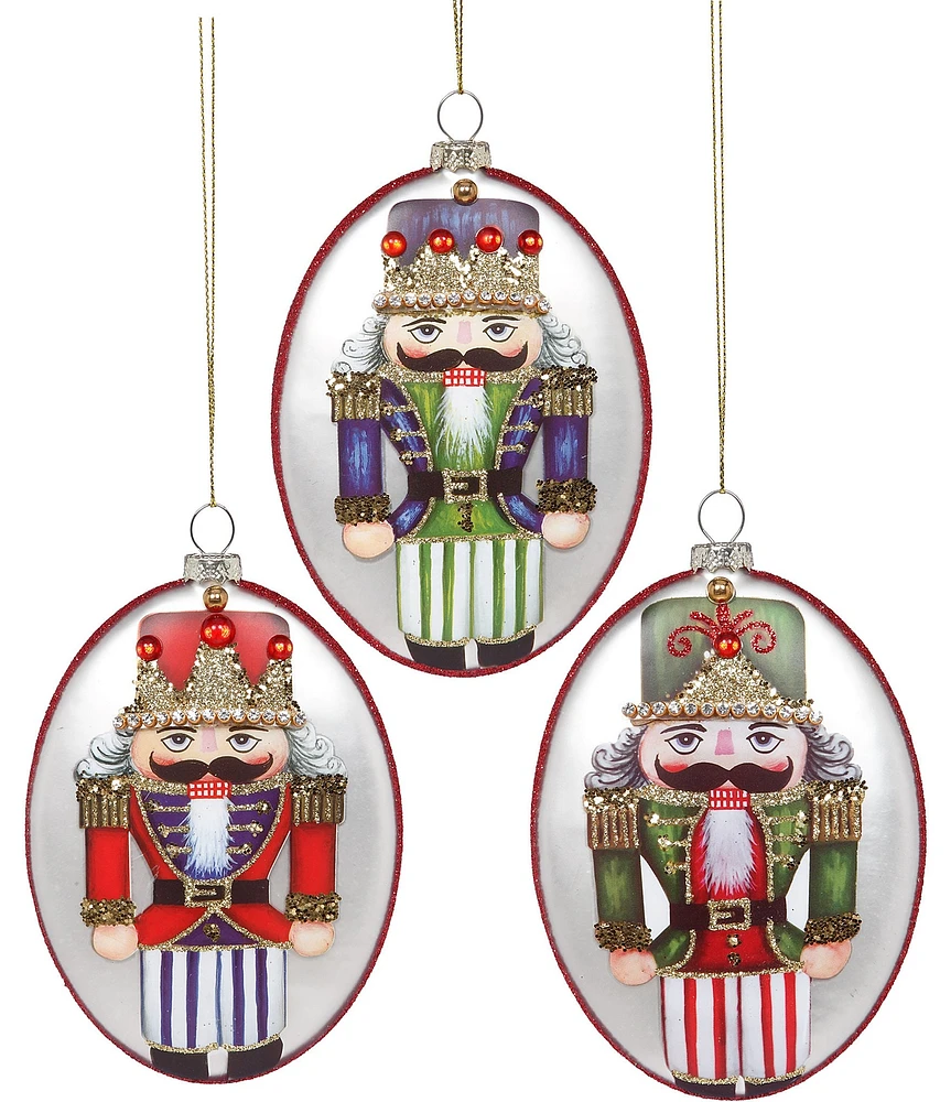 Mark Roberts Holiday Collection 12-Piece Assorted Traditional Nutcracker Ornament Set