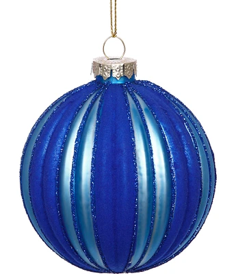 Mark Roberts Holiday Collection 12-Piece Royal Striped Ornament Set