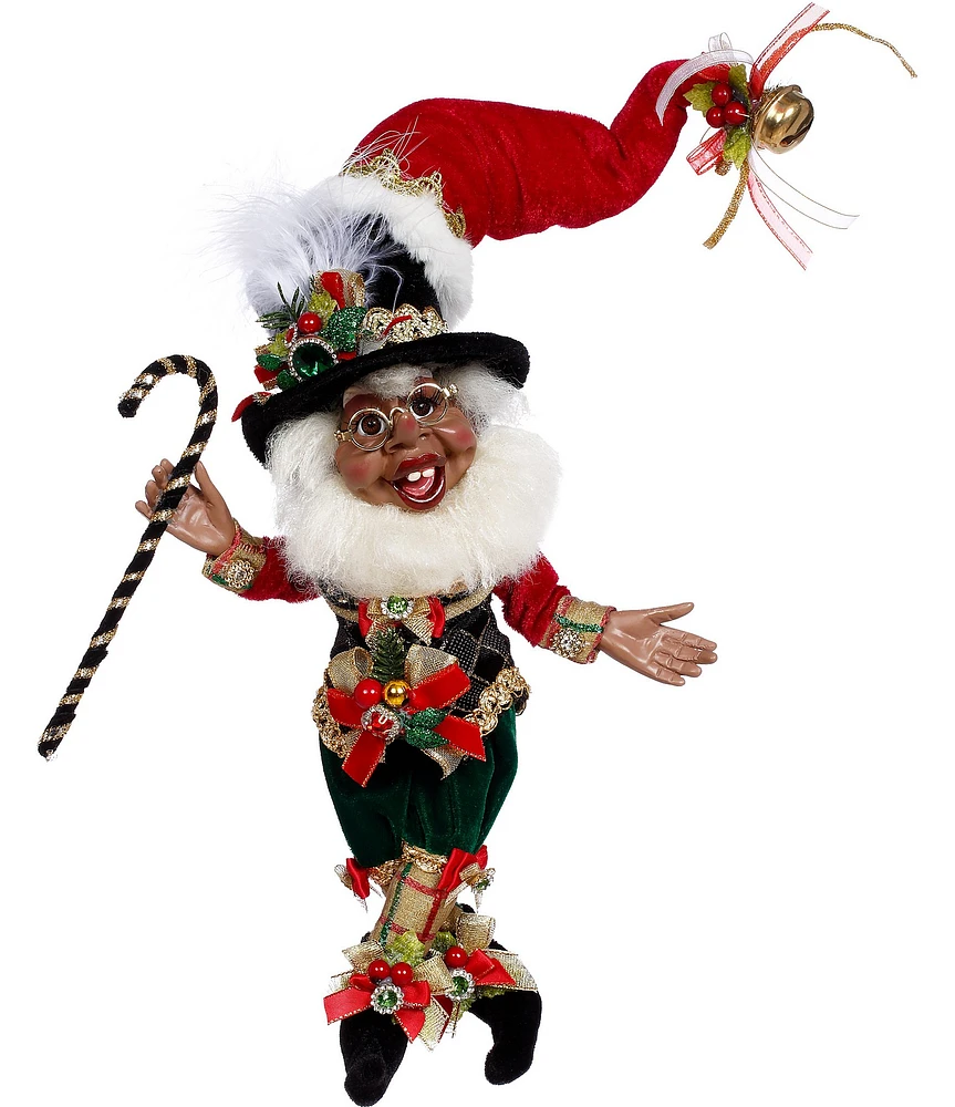 Mark Roberts Holiday Collection 12#double; Small African American Humbug Elf Figurine