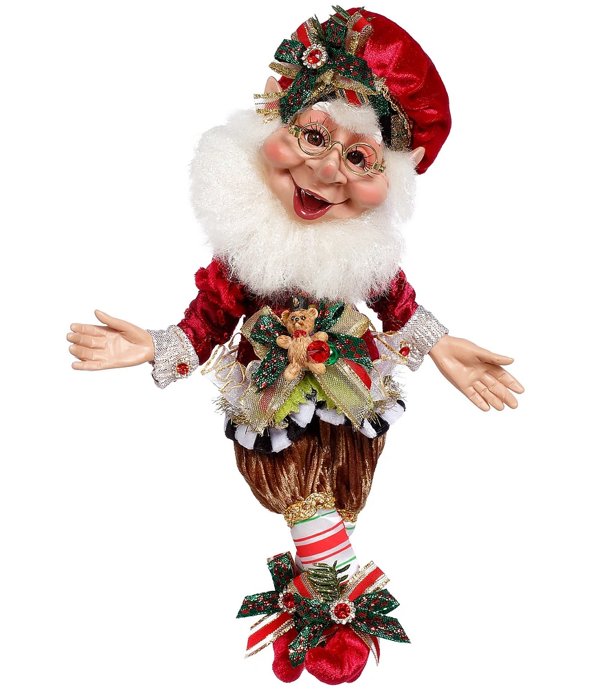 Mark Roberts Holiday Collection 12#double; Small Teddy Bear Elf Figurine