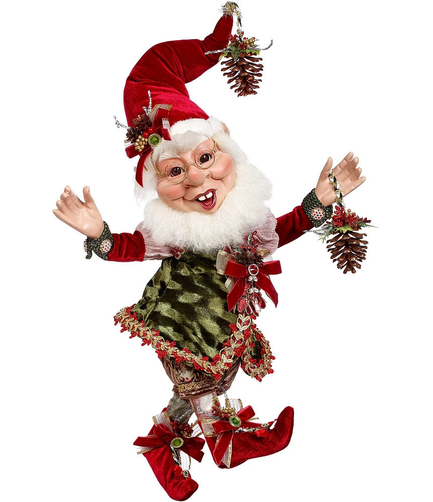 Mark Roberts Holiday Collection 17#double; Medium Pinecone Elf Figurine