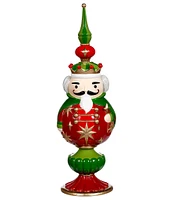 Mark Roberts Holiday Collection 2-Piece Assorted Nutcracker and Tree Finial Tabletop Decor Set