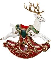 Mark Roberts Holiday Collection 22 Inch Rocking Deer Figurine