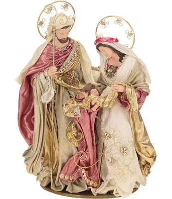 Mark Roberts Holiday Collection 23.5-Inch Holy Family Wood Stand Figurine, Ivory