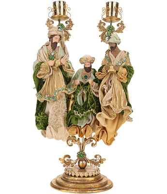 Mark Roberts Holiday Collection 3 Kings On Pedestal Tabletop Decor