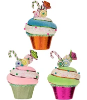 Mark Roberts Holiday Collection 3-Piece Assorted Candied Cupcake Set