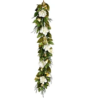 Mark Roberts Holiday Collection 6-ft. Glittered Magnolia Garland