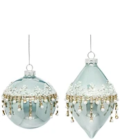 Mark Roberts Holiday Collection 6-Piece Assorted Banded Jewel Ornament Set