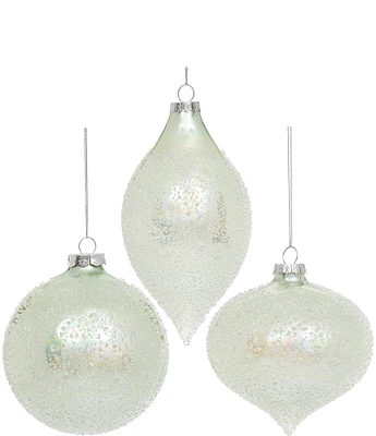 Mark Roberts Holiday Collection 6-Piece Assorted Crackled Dots Ornament Set