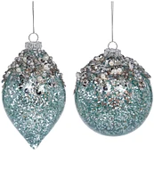 Mark Roberts Holiday Collection 6-Piece Assorted Iced Jewel Ornament Set