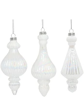 Mark Roberts Holiday Collection 6-Piece Assorted Iced Teardrop Ornament Set