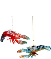 Mark Roberts Holiday Collection 6-Piece Assorted Lobster Ornament Set