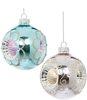 Mark Roberts Holiday Collection 6-Piece Assorted Retro Ball Ornament Set