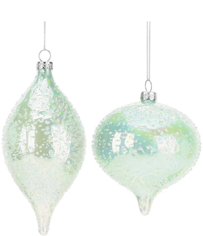 Mark Roberts Holiday Collection 6-Piece Assorted Winter Mint Ornament Set