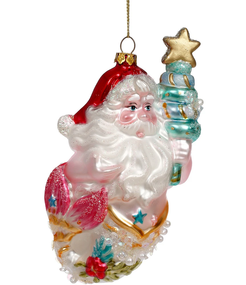 Mark Roberts Holiday Collection 6-Piece Under the Sea Santa Ornament Set