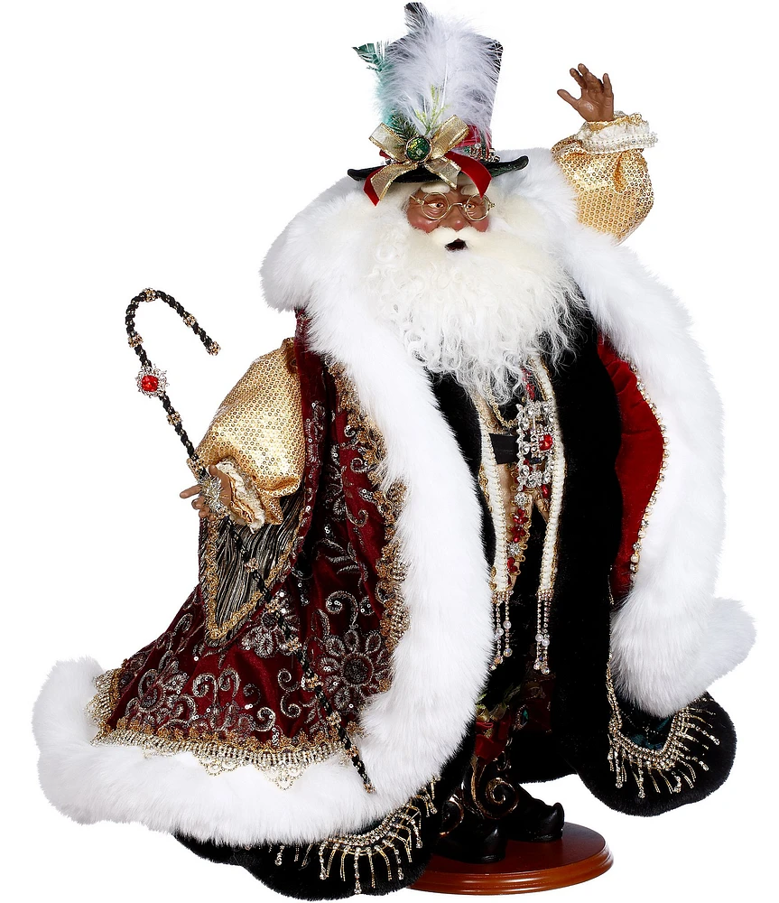 Mark Roberts Holiday Collection African American Santa the Movie Star Wood Stand Figurine