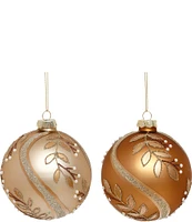 Mark Roberts Holiday Collection Antique Holly Ball Ornament, Set of 6