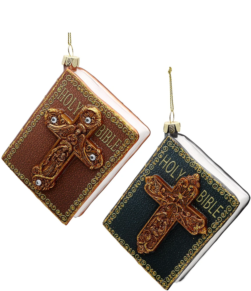 Mark Roberts Holiday Collection Assorted Holy Bible Ornament, Set of 6