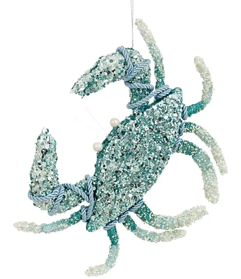 Mark Roberts Holiday Collection Beaded Crab Ornament, Set of 6