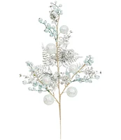 Mark Roberts Holiday Collection Beaded Glittered Spray Pick, Set of 6