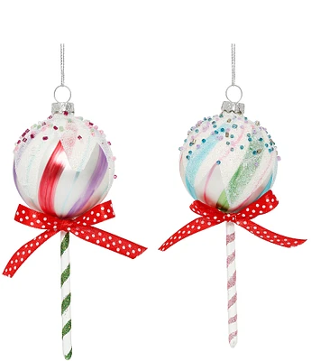 Mark Roberts Holiday Collection Candied Lollipop Assorted Ornament, Set of 12