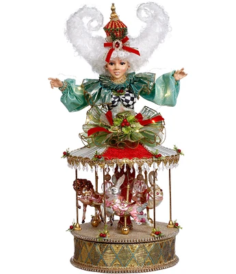 Mark Roberts Holiday Collection Carousel Girl Tabletop Decor, 24#double;