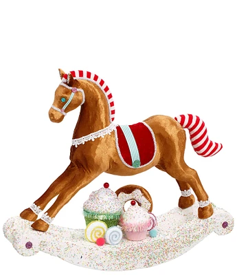 Mark Roberts Holiday Collection Cupcakes Rocking Horse Figurine