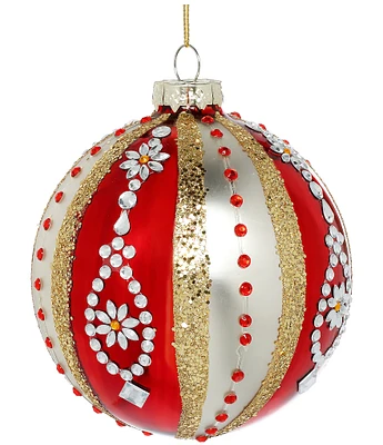 Mark Roberts Holiday Collection Diamond Jeweled Ball Ornament Set, 6-Piece